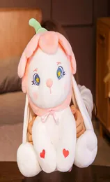 Simpatico coniglio peluche cuscino super morbido bambola addormentata per placare straccio coniglietto per ragazza regalo di compleanno decorazione 55 cm DY100346852421