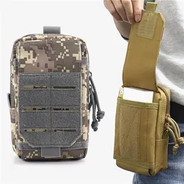 Bolsas de cintura 2023 Moda Men Pack Bum Bag bolsa preta Bolsa impermeável Pacote Militar de cinto Molle Ferramenta de viagem da carteira de celular