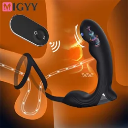 Anal Vibrator Plug Male Prostate Massager Anus Vagina Ring Sex Toys For Men Couples 75% Off Outlet Online sale