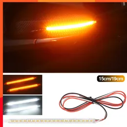 New Led Car Rearview Mirror Indicator Lamp Drl Streamer Auto Headlight Strip Turn Signal Flowing Light Source Car Daylight 12v