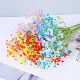 Dekoratif Çiçekler Yapay İpek Babysbreath Dekorasyon Chambre Çempila Ev Dekoru Düğün Oturma Odası Dekoration Deco Masa Fleur