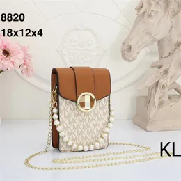 MICHAEL SS KOR M K bags 2023 fashion luxury ladies mini chain shoulder bag designer brand messenger bags classic high quality mobile phone bag wallet 8820