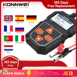 Automotive Repair Kits KONNWEI KW208 Car Battery Tester 12V 100 to 2000CCA Cranking Charging Circut Tester Battery Analyzer 12 Volts Battery Tools G230522