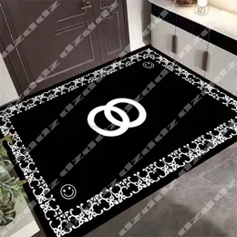 Mischfarbe Designer Teppich Luxus Marke Teppich Rechteck Footcloth Mode Bodenmatte Frau Raumdekoration Rutschfeste Bodenmatte