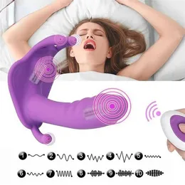 Wear Dildo Butterfly Vibrator Sex Toy Women Orgasm Masturbator Spot Massager Clit Stimulate Remote Control Panties Vibrators 80% Online Store