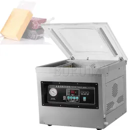Máquina de vácuo de arroz 220V Desktop Alta capacidade Grãos integrais Alimentos Keep Fresh Embalagem automática Laminador de vedação Comercial