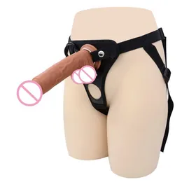 Men's Strap-on Realistic Penis Dildo Pants Sex for Women Men WomenGay Strapon Harness Belt Games Huge Adult Toys 50% Cheap Online Sale