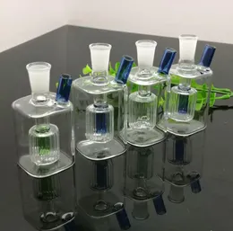 Rauchpfeifen Shisha Bong Glas Rig Öl Wasser Bongs Mini quadratischer Topf Glas Shisha Wasserkocher