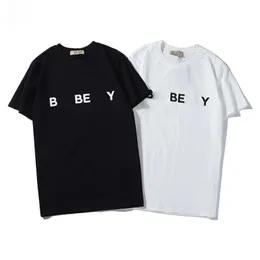Moda męska odzież projektant nadrukowane litery T-shirt na co dzień bawełniane topy z krótkim rękawem modna męska koszulka damska wysokiej jakości koszulka w jednolitym kolorze