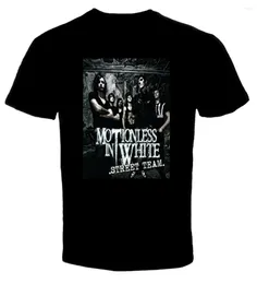 Men's T Shirts Motionless In White Street Team Casual T-shirt Size S -3XL