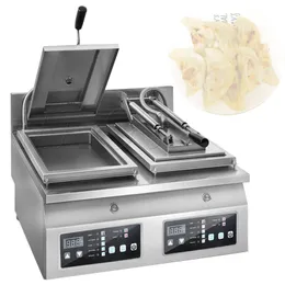 Good Quality Easy Operation Portable Fried Dumpling Machine Electrical Automatic Dumpling Frying Machine