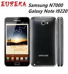 N7000 Original Samsung N7000 Galaxy Note I9220 8MP 1GB RAM16GB ROM 3G WCDMA 2500MAH Renoverad olåst mobiltelefon3264485