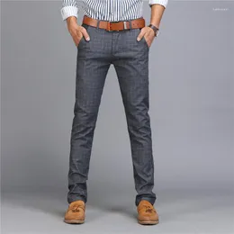 Men's Pants 2023 Spring Summer Casual Men Cotton Slim Fit Chinos Fashion Trousers Male Brand Clothing Plus Size 38
