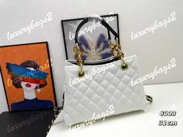 Luxurys modeväskor Designer Totes Women Bag 31CM 3 Färger Trenching Stor tote äkta läderhandväska damer Purses Womens Handbags varumärke