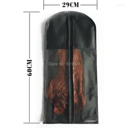 Storage Bags Wholesales Stock Women Hair Extension Packing Bag/non-woven Fabric Bag/custom Bag 5 Pcs A Lot