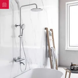 Наборы для душа в ванной комнате Diiib Термостатический душ смеситель набор для ванной комнаты для душевых систем для душа двойной осадки для душа насадка термостатика G230525