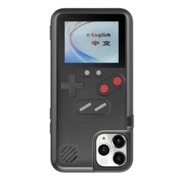 Корпуса игрового телефона Shock -Resection Back Cover Handheld 36 Retro Games Console Console Protable Game Players Fit Phone Case для iPhone 11 12 13 14 Pro Max