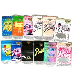 Joke039s UP Runtz Bag Package Bromea White Pink Runts Mylar Bags 35g Solo embalaje Cremallera Runty Pouch Pack 12 tipos DHL6216322