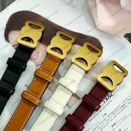 Designer bälte kvinnor bälte mode lyxbälten smidig spänne äkta läder klassisk rem ceinture 2.5 cm bredd svart vit brun röd färg med lådförpackning