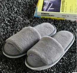 7 colors Soft Hotel SPA Non-disposable Slippers Velvet Colored 7mm Thick Sole Casual Terry Cotton Cloth Spa Slippers, One Size Fits Most Wholesale