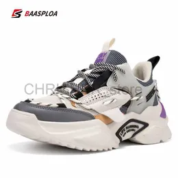 Other Sporting Goods Baasploa 2023 New Women Thick Bottom Running Shoes Fashion Leather Comfortable Sneakers Outdoor Female Travel Walking Shoes