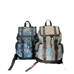 Luxurious Designer Black embossing Backpacks Handbags Men Women PVC Leather Backpack School Bag Fashion Knapsack Back pack Presbyopic Rucksack