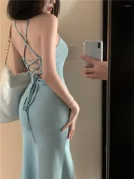 Casual Kleider Sommer Sexy Strap Backless Kleid Vestido Invitada Boda Vestidos De Cerimonia Para Casamentos Robe