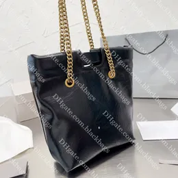 ファッションクラッシュトートデザイナーゴミバッグ女性用クラシックレターショルダーバッグクロスボディハンドバッグのための高容量ブラックバケツバッグ