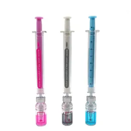 Gel Pens 36Pieces Novelty Syringe Peculiar Shape Cute Stationery 0.5 mm School Office Supplies Gel Pen 230525