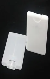 Garraqueiro de perfume de forma de cartas de 20 ml pp plástico de plástico vazio recipiente cosmético garrafas de álcool atomizador recarregável9808042