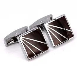 Cuff Links Newly arrived metal enamel for weddings fashion squares red light men's French shirt cufflinks G220525