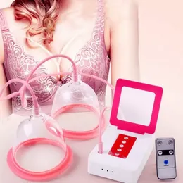 Slantmaskin Electric Breast Enhancer Massager Vibrator Kvinnlig tät bröstvårdspatch Vibration Hot bröstförbättring Massage Maquina