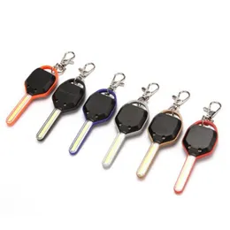 Night Light Key Chain Mini LED Light Outdoor Camping Emergency Light Keychain Portable Key Shape Fishing Handing Light Nyckelringar