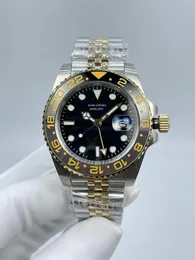 Fashion Male Full Automatic Mechanical Watch Ceramic Bezel Jubilee Stainless Steel Strap Original Lock Men's Wristwatches 40MM Sports Designer Man Watches
