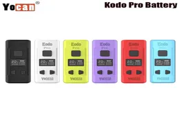 Yocan Kodo Pro 510 Batteri 400mAh Battery Typec 510 Tråd 10s Förvärm elektronisk cigarettförångare med OLED Display Autentic6408571