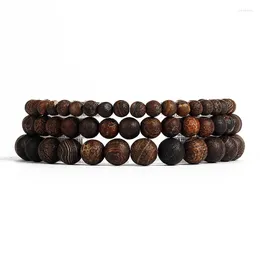 Strand Treasure Energy Tibetan Agates Bracelets Men Natural Stone Reiki Amuleto Cura Mulheres Medições Jóias de Meditação Pulsera