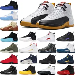 Jumpman New 12s Basketball Shoes 12 Stealth A Ma Maniere University Blue Black Royalty Taxi Playoffs Utility Cherry Low Easter Flu Game Men Sports Sneakers 40-47