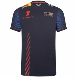 Spor Otomobil Takımı Fanst-Shirts 2023 F1 Formula One T Shirt Erkekler Yeni Sürücü Max Verstappen Sportswear Erkekler ve Erkekler Erkek ve Kadınlar Yaz Kısa Kollu 1#NOPJ