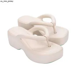 Slippers Sandals Melissa thick bottom slipper Women men slide sole slippers are super soft and comfortable Flip Flops Slippers Jelly Shoes Fashion Adult J230525