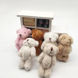 Plush Dolls 10pcs/Lot Bear Dolls Plusz Niedźwiedź małe zabawki mini niedźwiedź 6 cm Prezenty urodzinowe Dekorowanie przyjęcia 230525