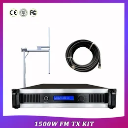 1,5 kW 1500W trådlös professionell FM-sändningsradiosändare 87,5-108 MHz