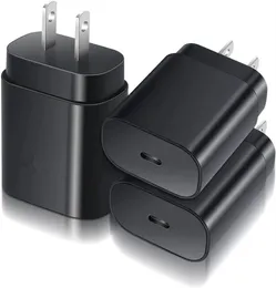 شحن فائق الشحن PD USB-C شاحن الحائط المصغرة محول الطاقة المحمولة EU TYPE C-CHARGers لـ SAMSUNG S20 S10 S22 S23 NOTE 10 iPhone 12 13 14 15 Huawei