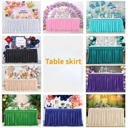 Fest Decoration Wedding Tutu Tulle Gaze Table Kjol Tyg Baby Shower Birthday Holiday Dinning Resturant Cake