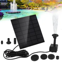 Garden Decorations 1.4W Mini Solar Fountain Pump Power Panel Kit Water For Pool Indoor Bird Bath Outdoor