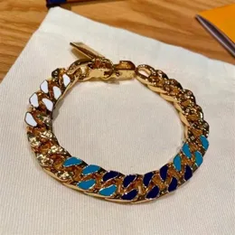 Bijoux de créateur de luxe bracelet bracelets pour hommes MONOGRAM COULEURS chaîne bracelet bijoux créateurs de luxe femmes2942