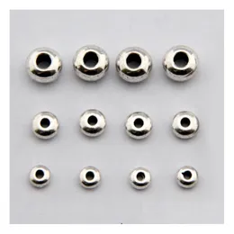 Spacers 2X5 3X6 5X8Mm Manufacturers Stock Sier Big Hole Diy Spacer Loose Beads Interval Gsdwz003 Drop Delivery Jewelry Findings Compo Dhobq