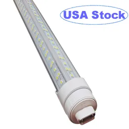 T8 T10 T12 LED Light Tube, 8Foot 144W R17d (Replacement for F96T12/CW/HO 250W), Rotating Base 8Ft Shop Light Bulb, 6500K Cool White,14000LM crestech168