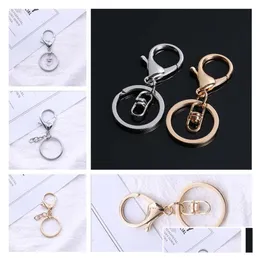 Key Rings Ship Colorpreserving Electroplating Keychain Diy Allmatch Lobster Clasp Gift R195 Mix Order 60 Pieces A Lot Drop Delivery J Dhi8C