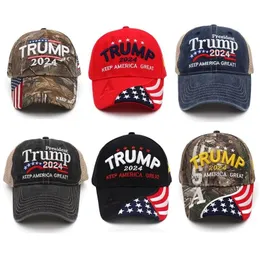 Party Favor Donald Trump 2024 Maga Hat Cap Baseball Camo USA KAG Make Keep America ponownie Snapback Prezydent Drop dostawa home gardle dhnld