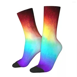 Erkek Çorap Gurur Gökkuşağı LGBT Erkek Erkek Kadın Yaz Çorapları Polyester